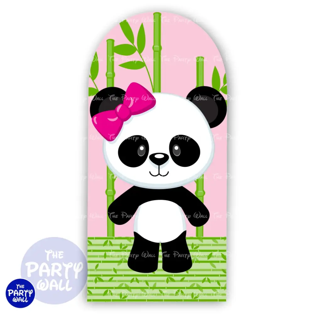 Panda - Funda para mampara de punta redonda o rectangular The Party Wall