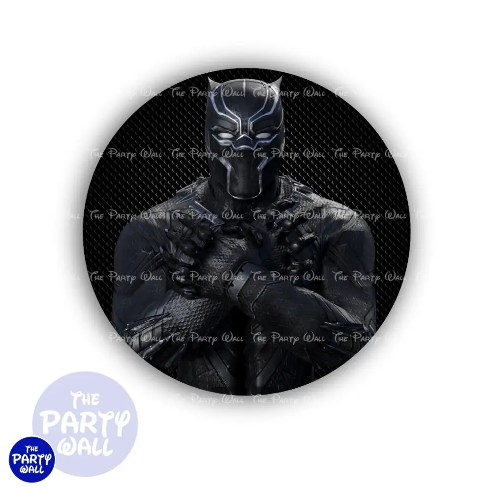 Pantera Negra - Funda para mampara circular The Party Wall