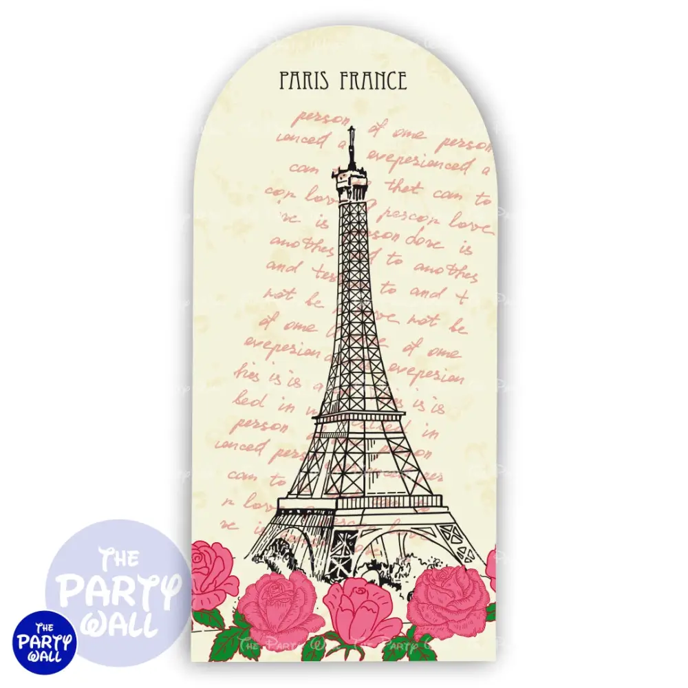 Paris - Funda para mampara de punta redonda o rectangular The Party Wall
