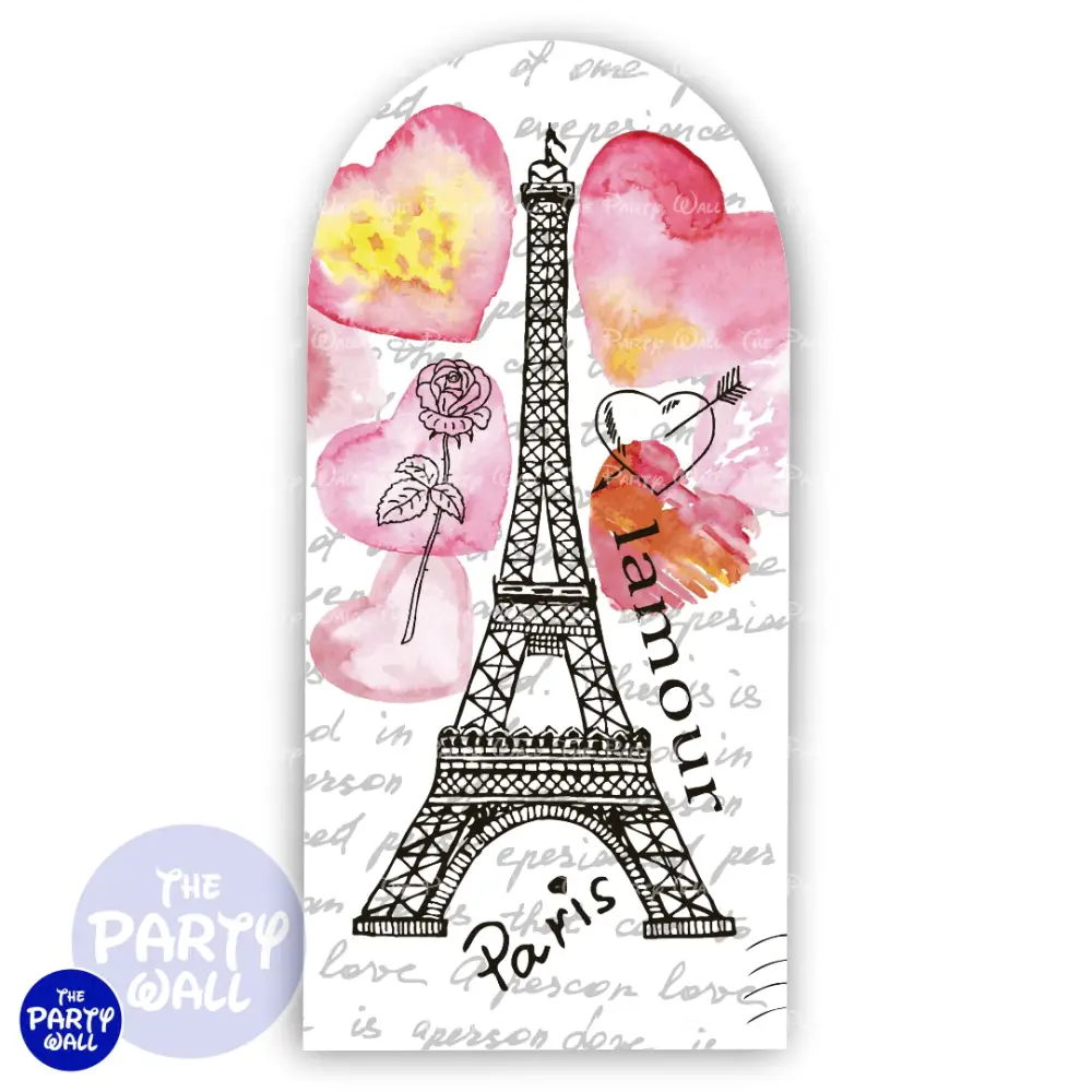 Paris - Funda para mampara de punta redonda o rectangular The Party Wall