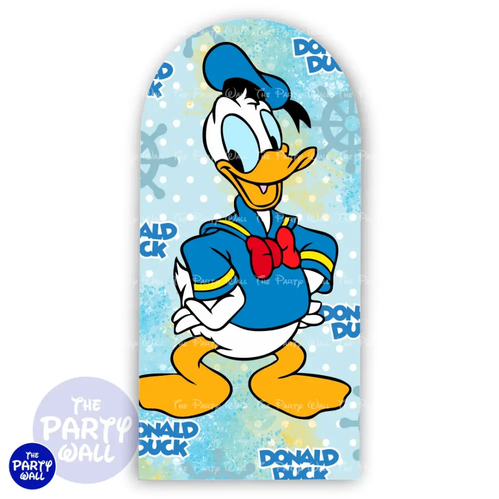 Pato Donald - Funda para mampara de punta redonda o rectangular The Party Wall