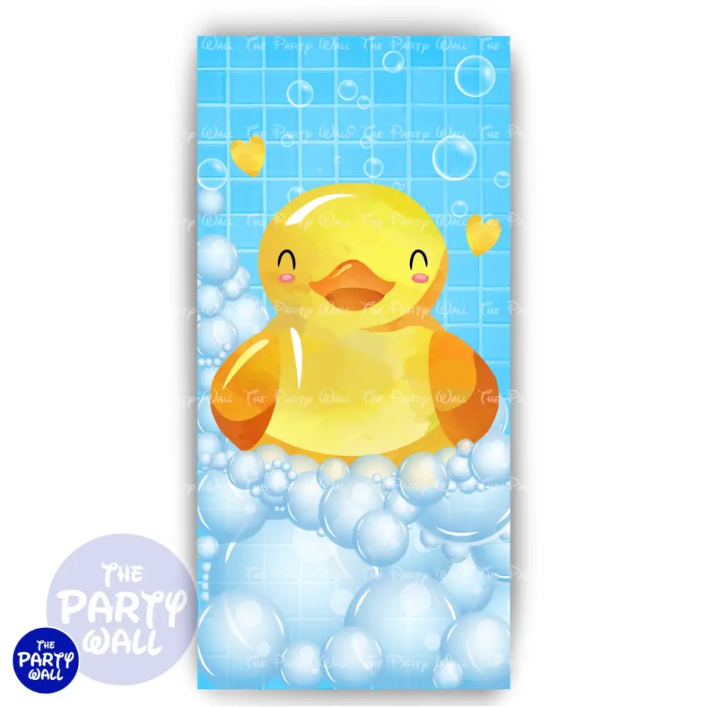 Pato de Hule - Funda para mampara de punta redonda o rectangular The Party Wall
