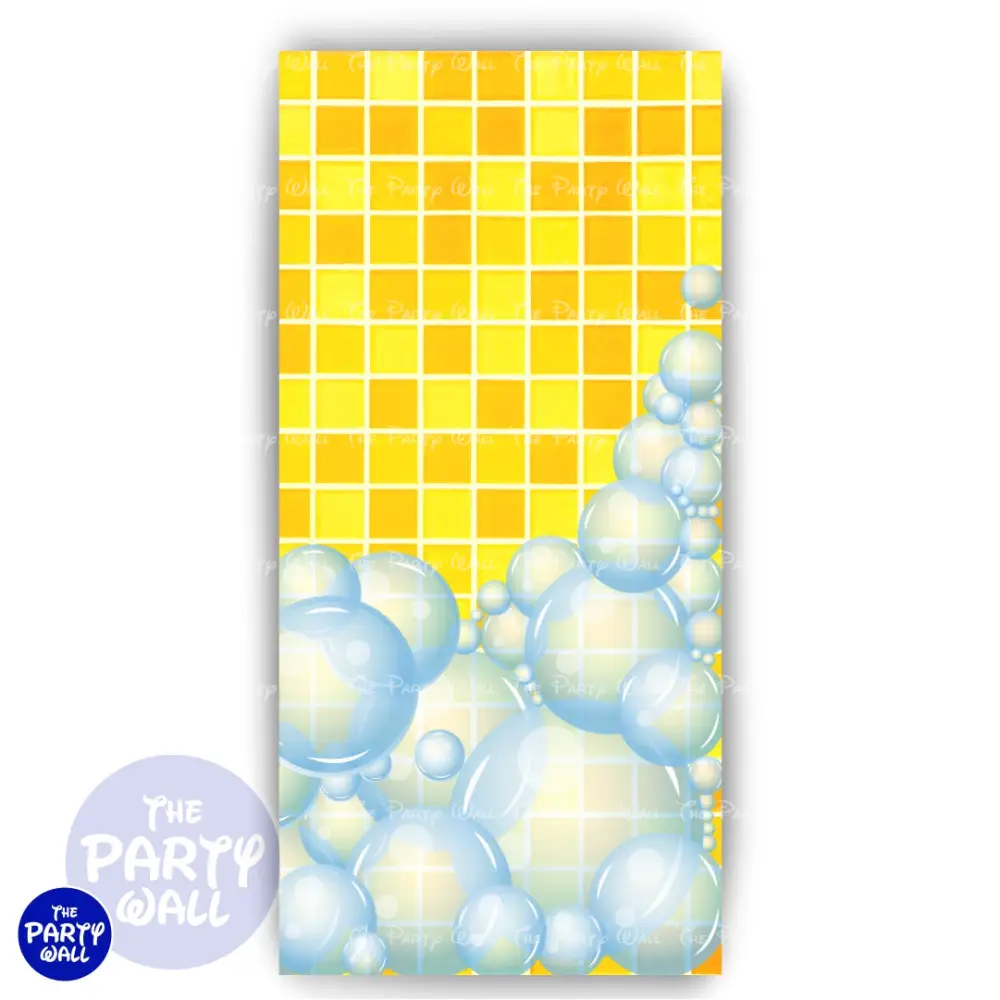 Pato de Hule - Funda para mampara de punta redonda o rectangular The Party Wall