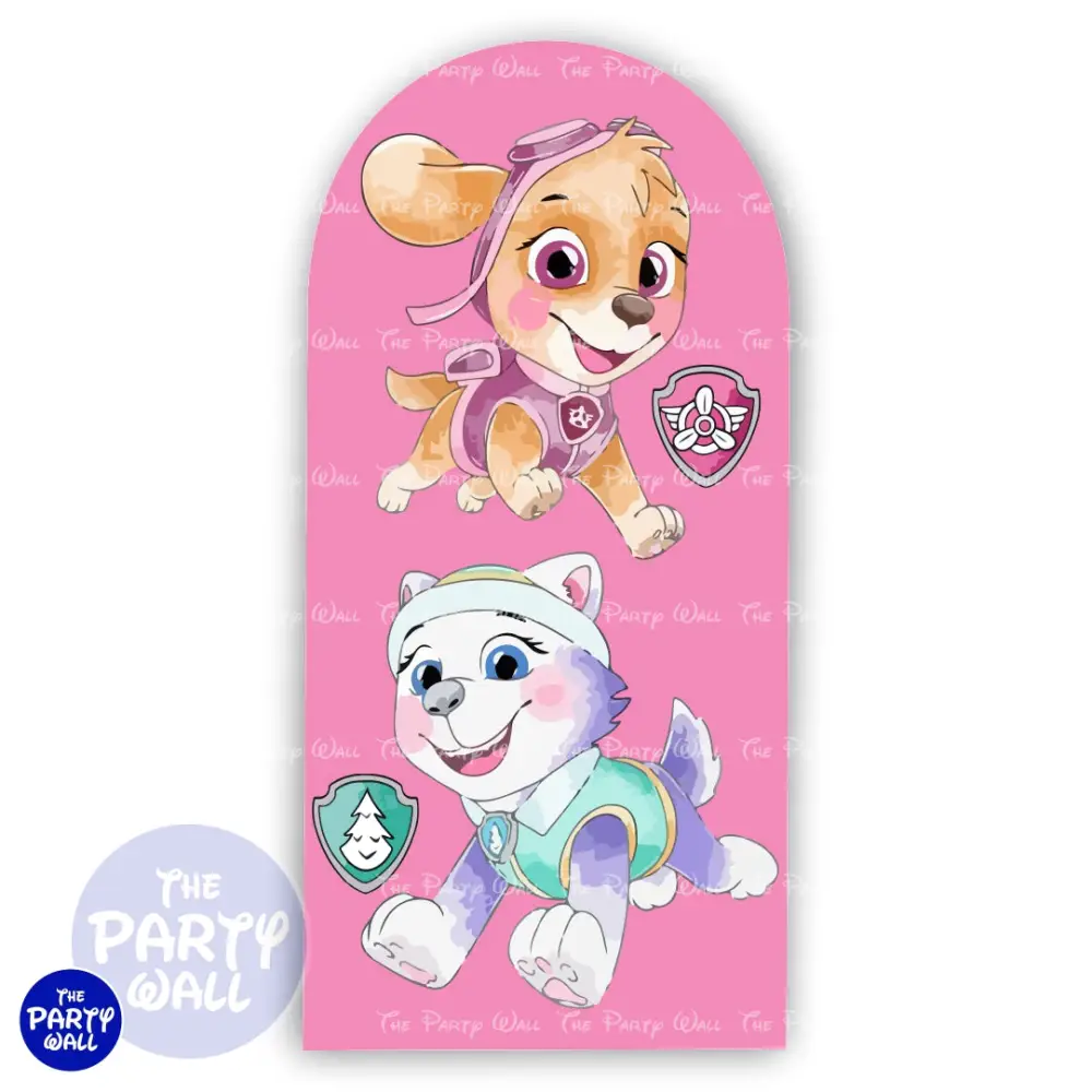 Paw Patrol - Funda para mampara de punta redonda o rectangular The Party Wall