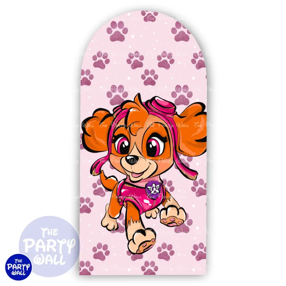 Paw Patrol - Funda para mampara de punta redonda o rectangular The Party Wall