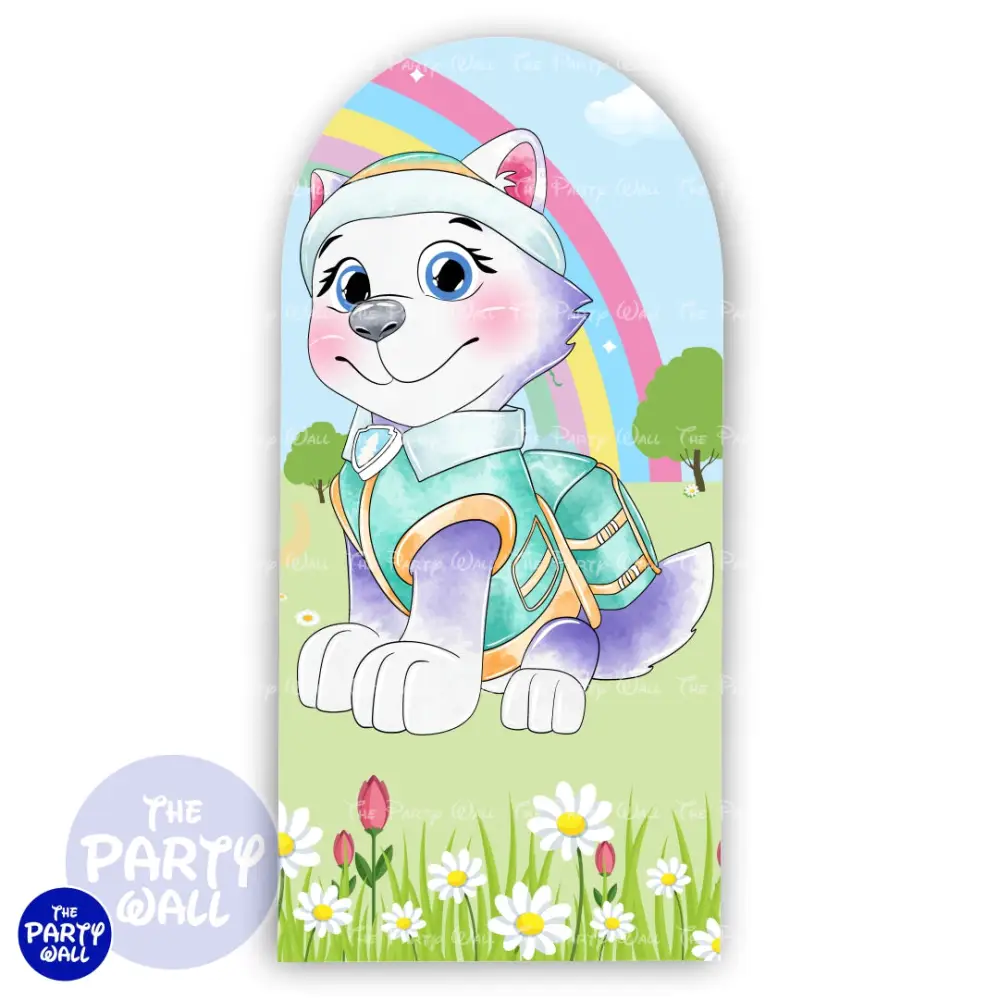 Paw Patrol - Funda para mampara de punta redonda o rectangular The Party Wall