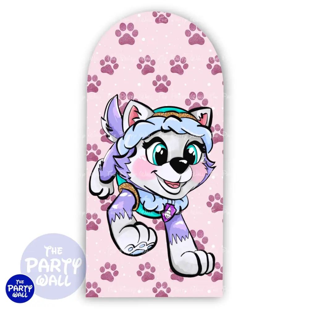 Paw Patrol - Funda para mampara de punta redonda o rectangular The Party Wall