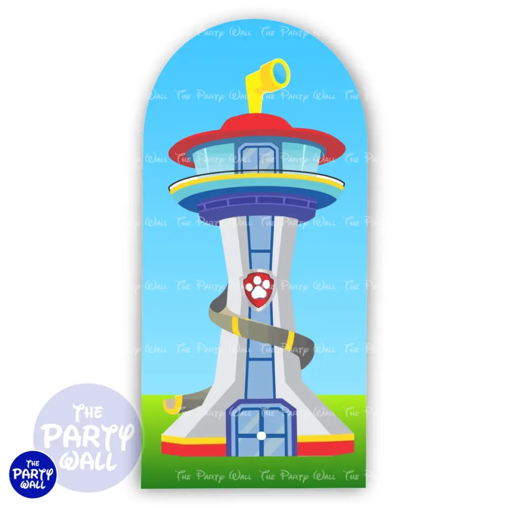 Paw Patrol - Funda para mampara de punta redonda o rectangular The Party Wall