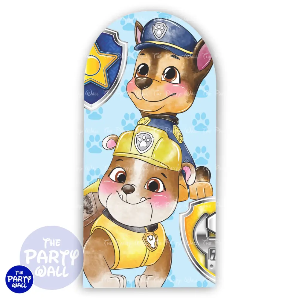 Paw Patrol - Funda para mampara de punta redonda o rectangular The Party Wall
