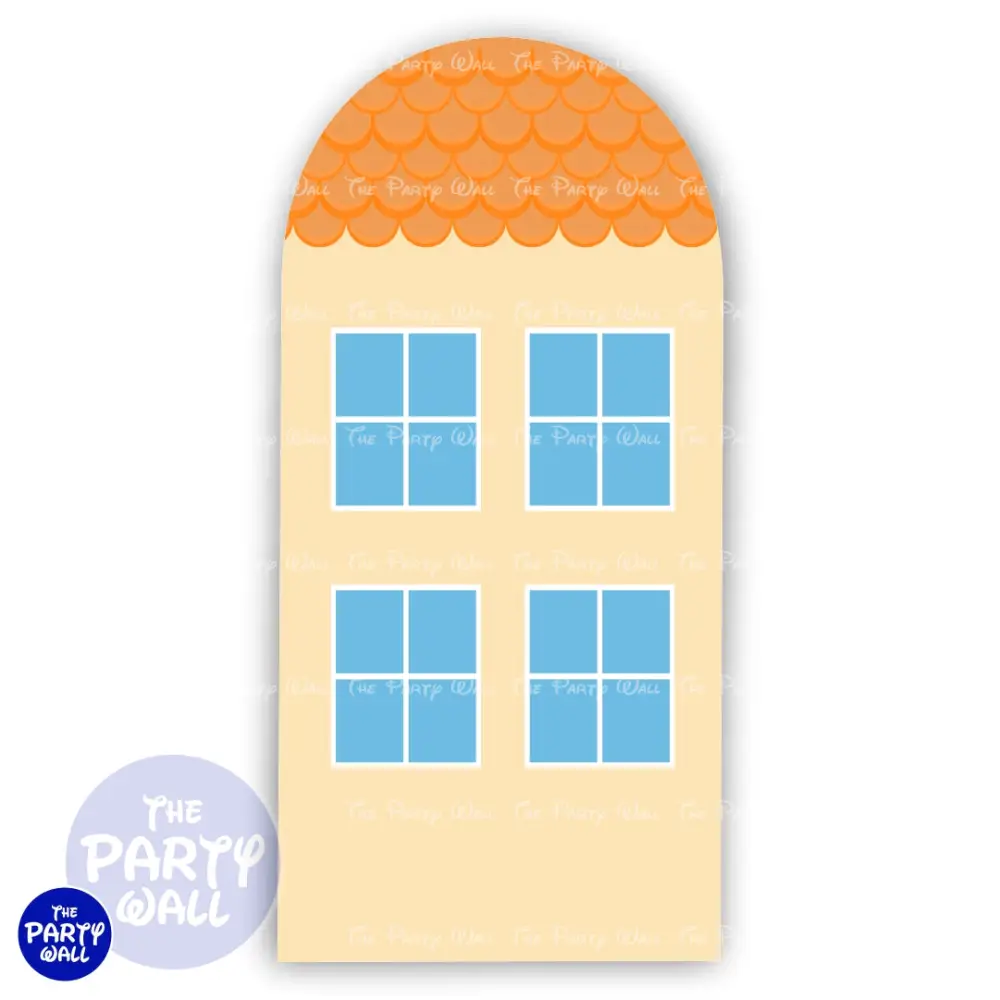 Peppa Pig - Funda para mampara de punta redonda o rectangular The Party Wall