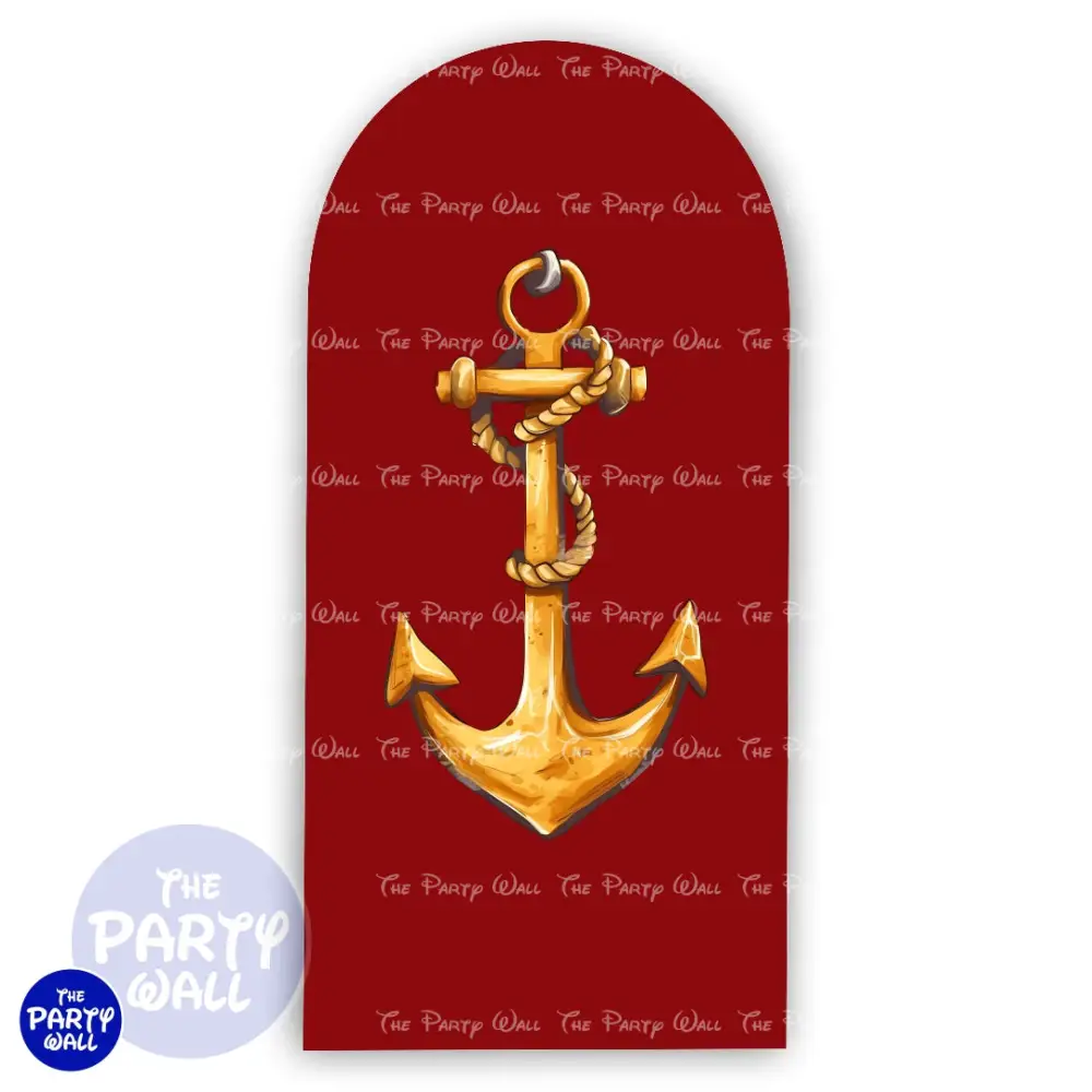 Piratas - Funda para mampara de punta redonda o rectangular The Party Wall