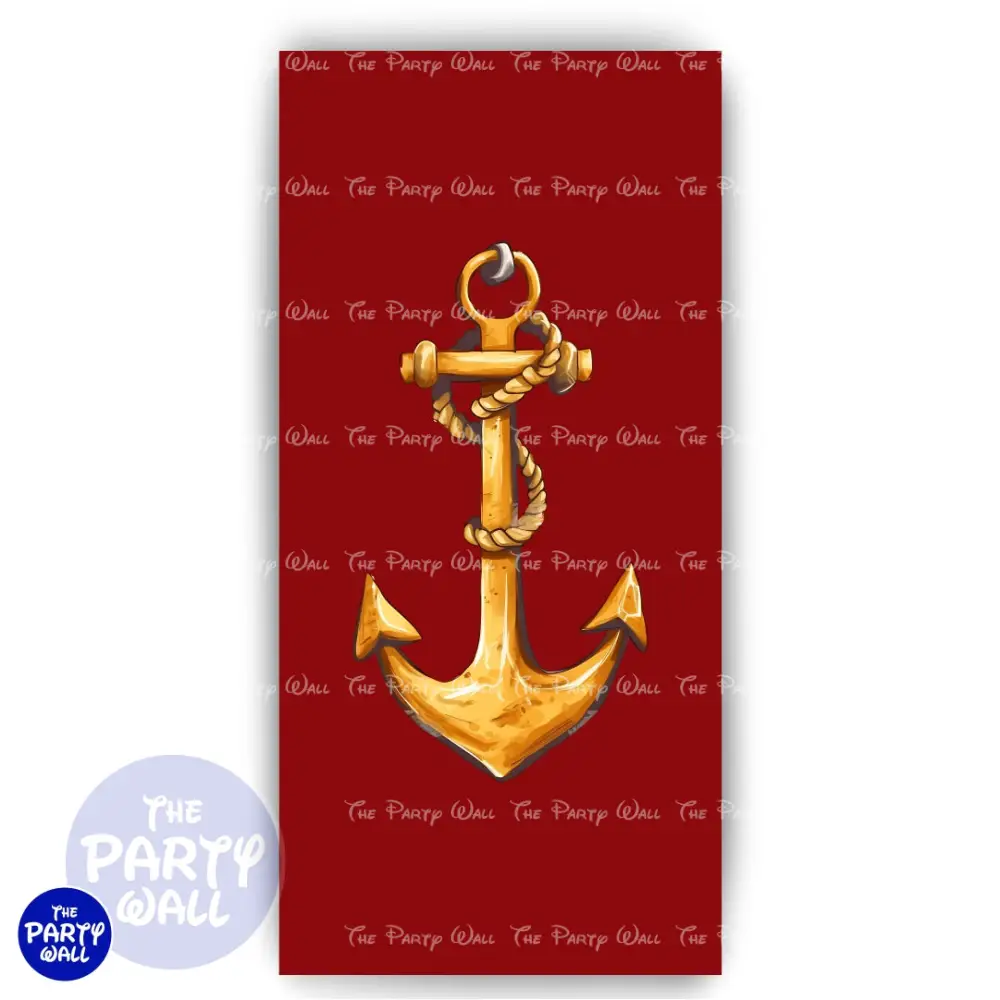 Piratas - Funda para mampara de punta redonda o rectangular The Party Wall