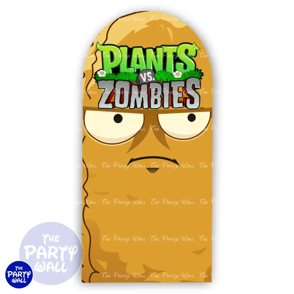 Plants vs Zombies - Funda para mampara de punta redonda o rectangular The Party Wall