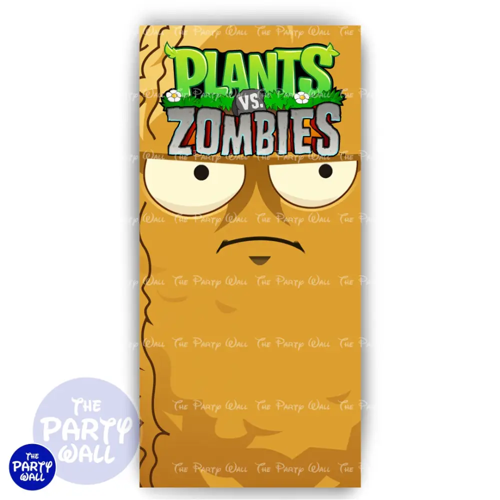 Plants vs Zombies - Funda para mampara de punta redonda o rectangular The Party Wall