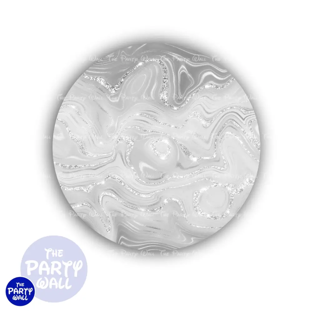 Plata - Funda para mamá circular The Party Wall