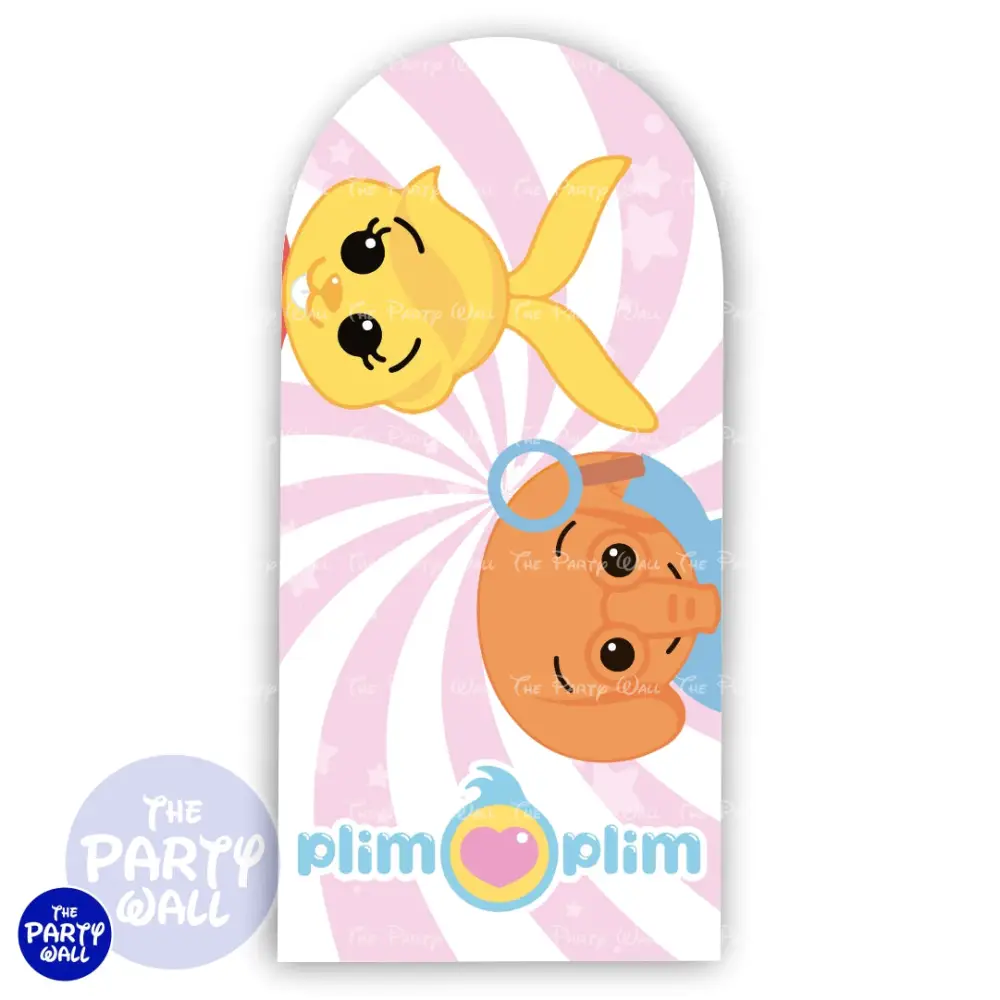 Plim Plim - Funda para mampara de punta redonda o rectangular The Party Wall
