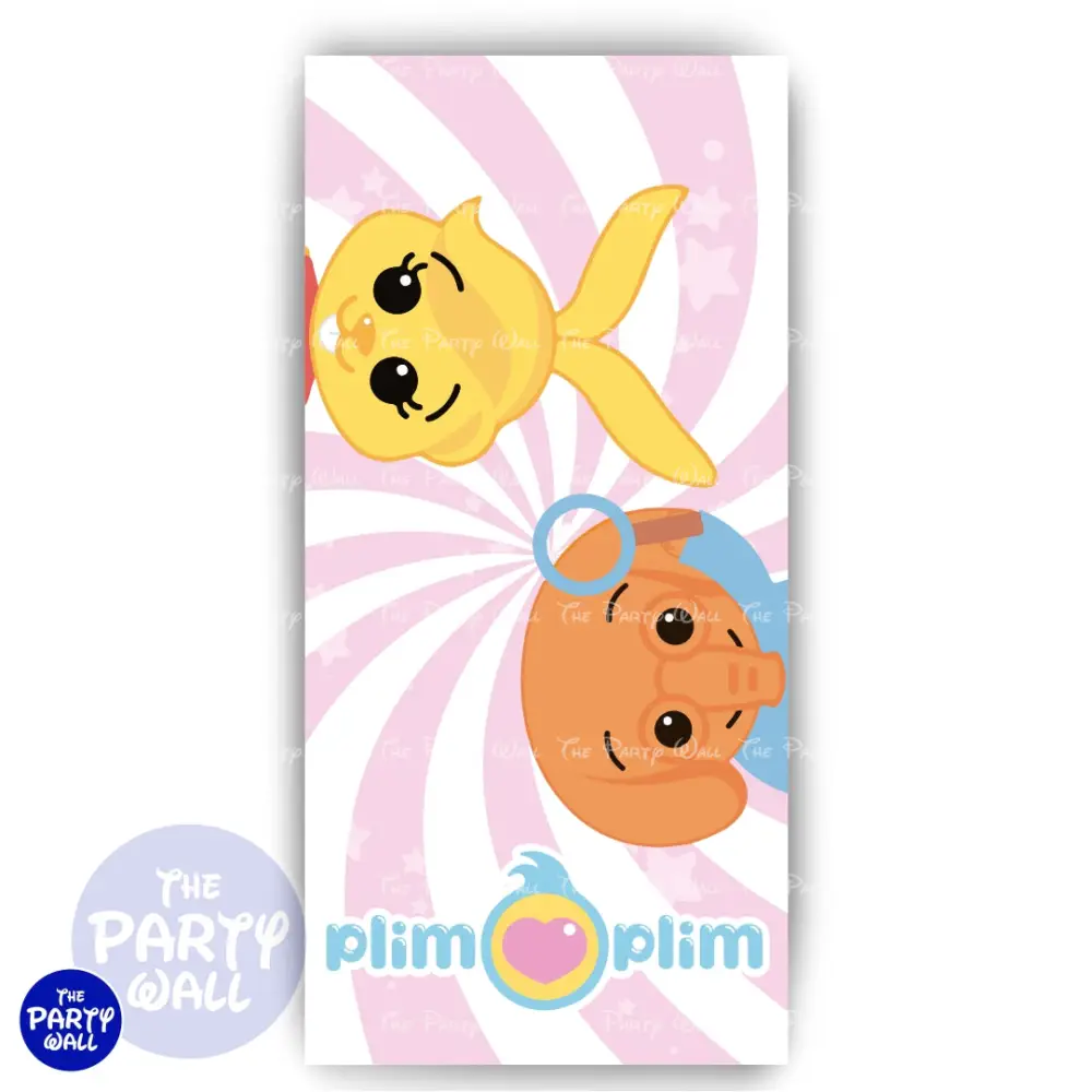 Plim Plim - Funda para mampara de punta redonda o rectangular The Party Wall