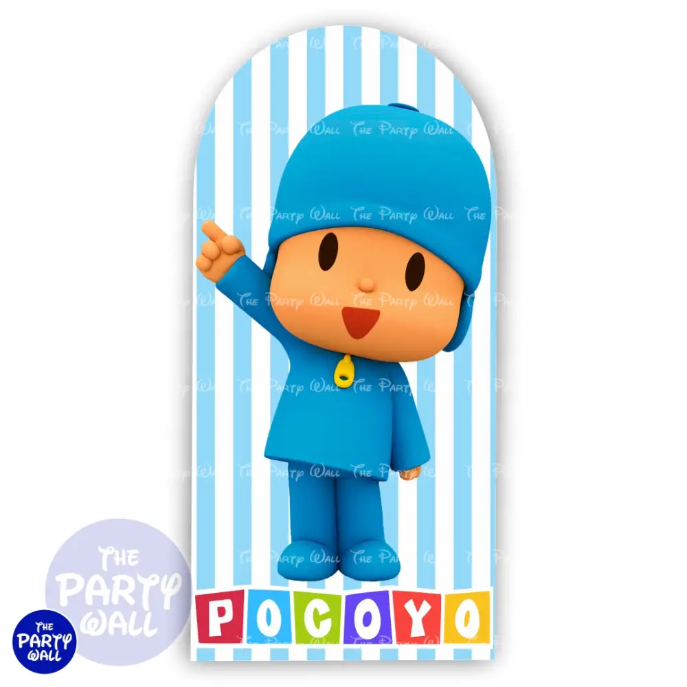 Pocoyó - Funda para mampara de punta redonda o rectangular The Party Wall