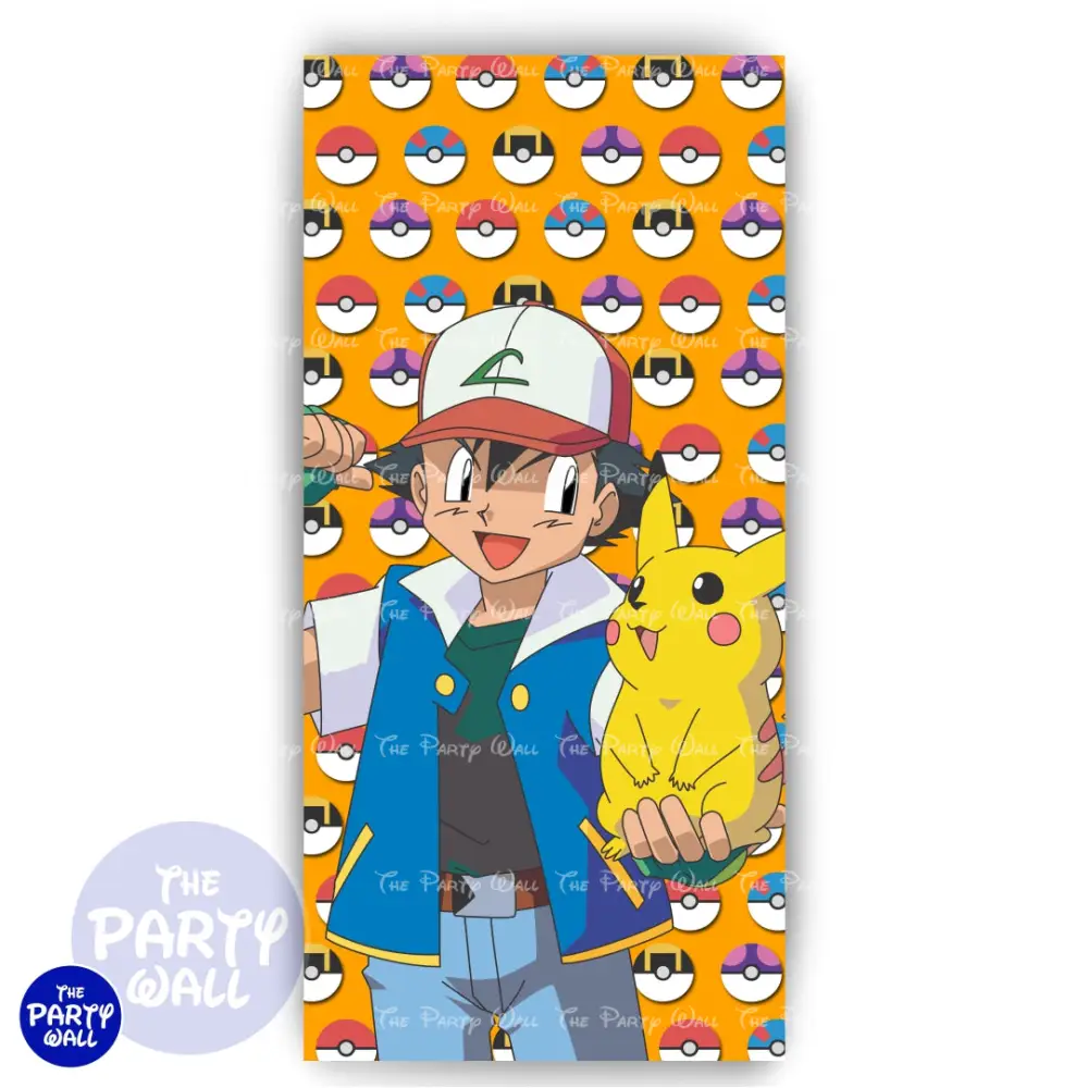Pokemon - Funda para mampara de punta redonda o rectangular The Party Wall