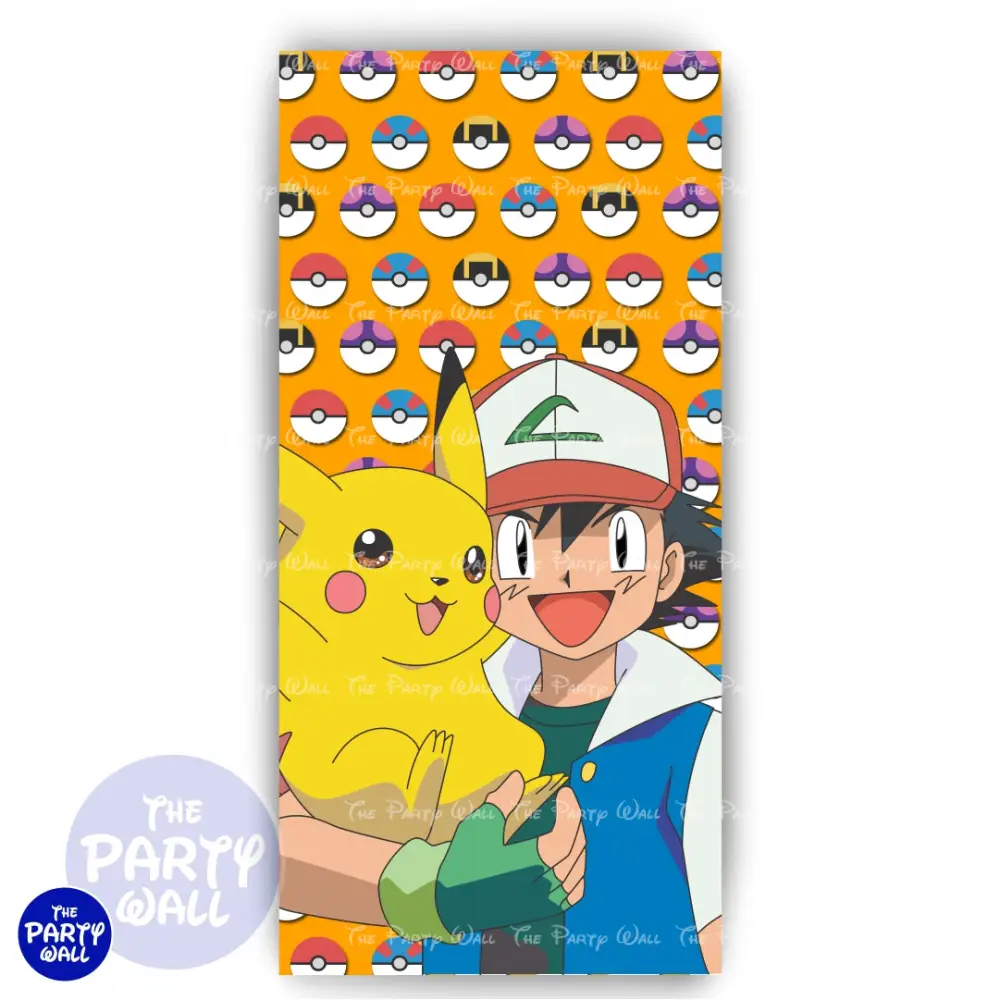 Pokemon - Funda para mampara de punta redonda o rectangular The Party Wall