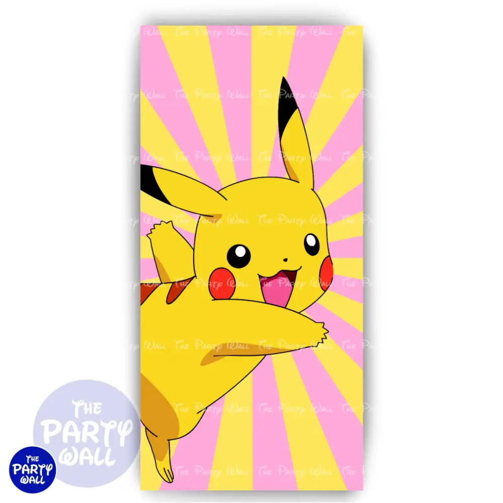 Pokemon - Funda para mampara de punta redonda o rectangular The Party Wall