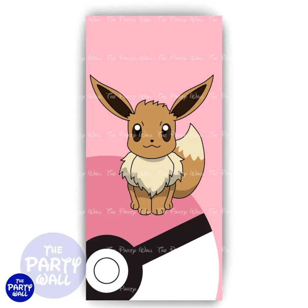 Pokemon - Funda para mampara de punta redonda o rectangular The Party Wall