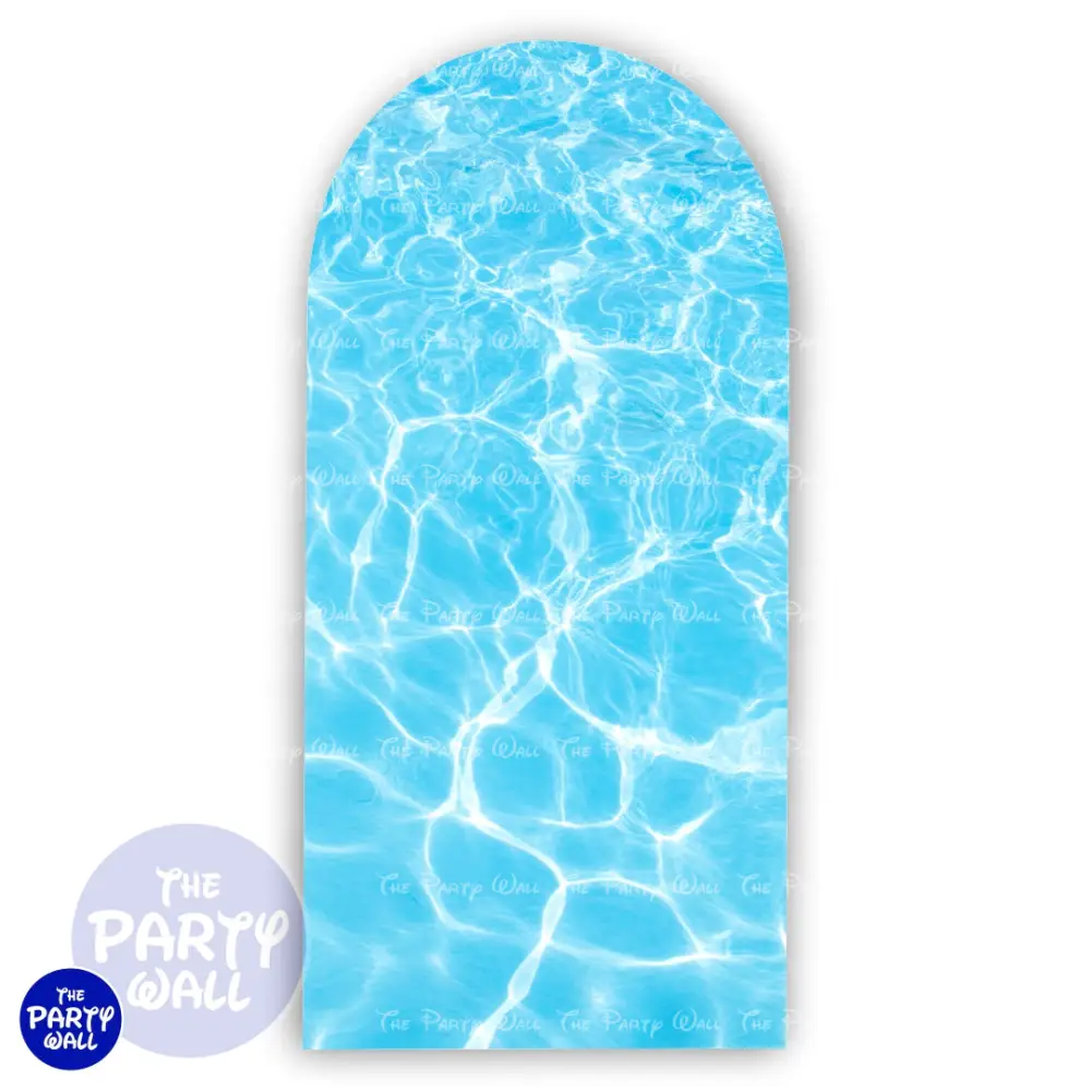 Pool Party / Albercada - Funda para mampara de punta redonda o rectangular The Party Wall