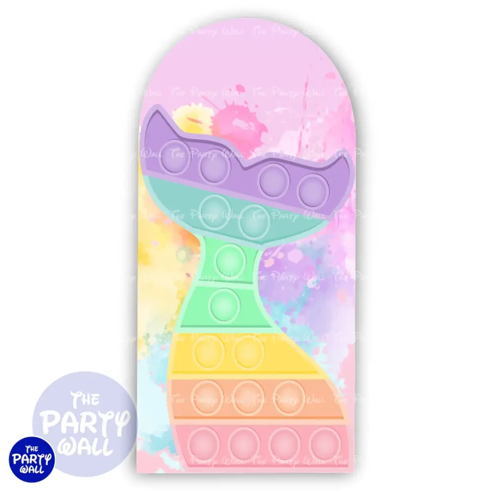 Pop It - Funda para mampara de punta redonda o rectangular The Party Wall