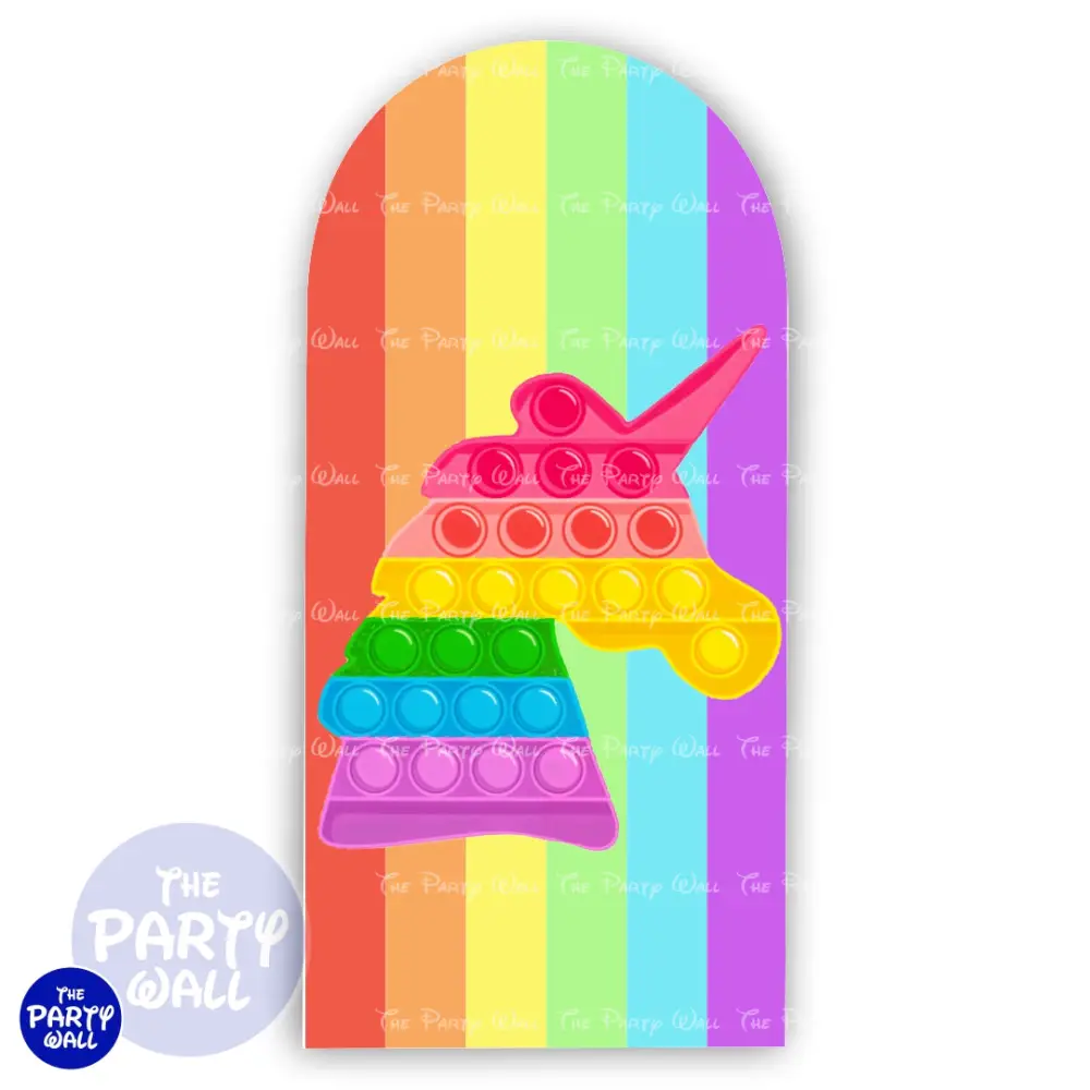 Pop It - Funda para mampara de punta redonda o rectangular The Party Wall