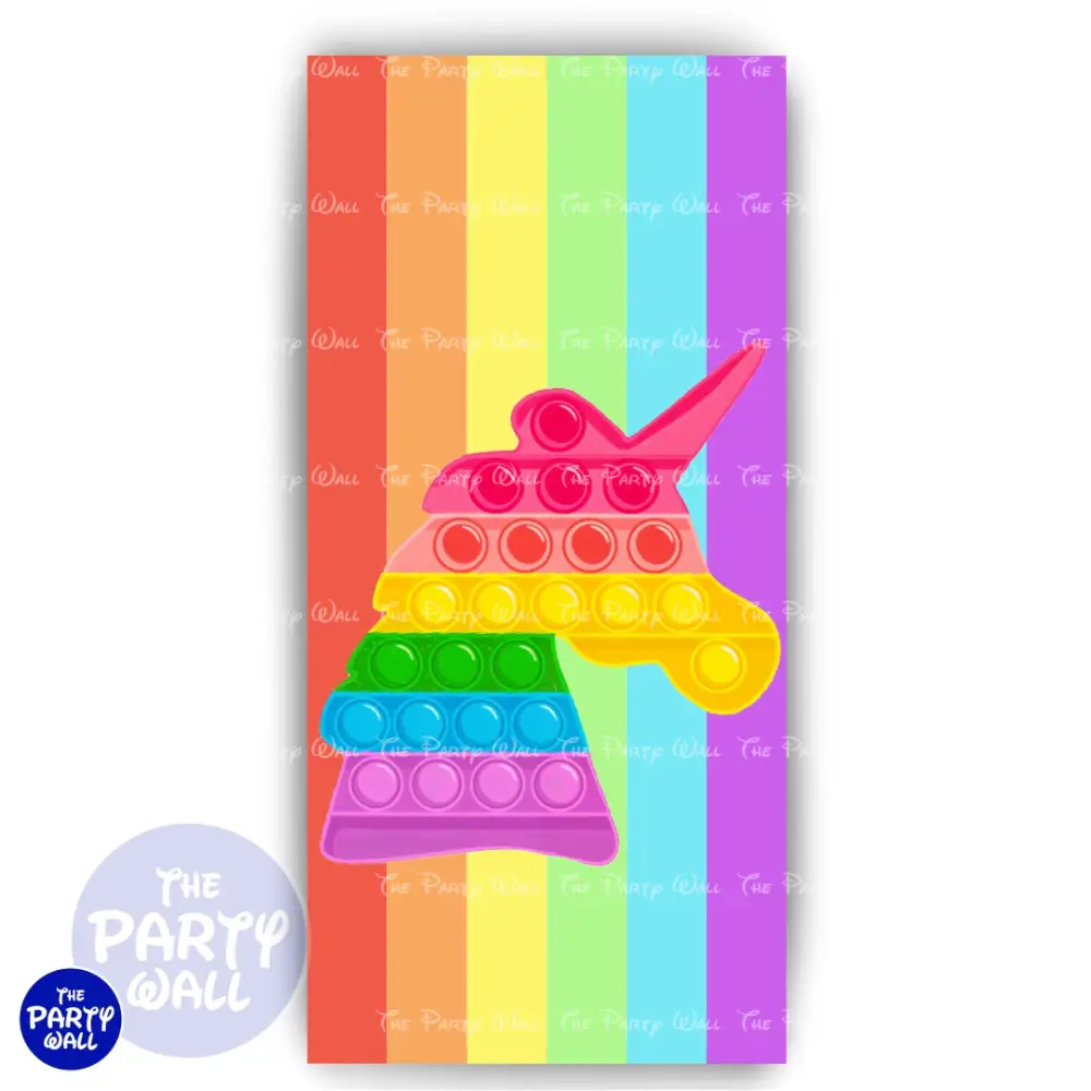 Pop It - Funda para mampara de punta redonda o rectangular The Party Wall