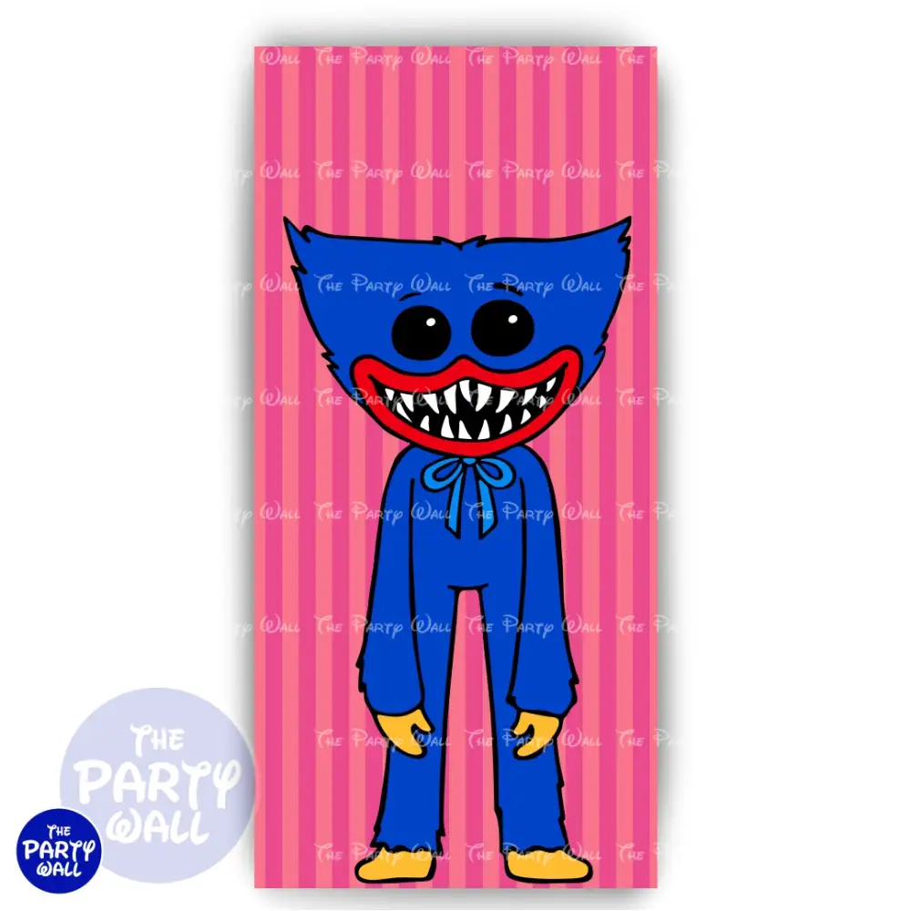 Poppy Playtime - Funda para mampara de punta redonda o rectangular The Party Wall