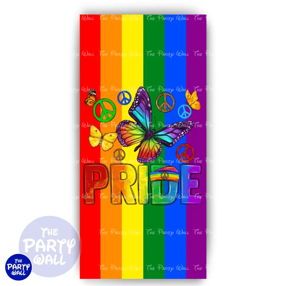 Pride - Funda para mampara de punta redonda o rectangular The Party Wall