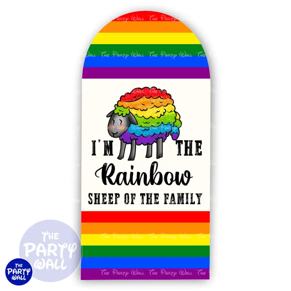 Pride - Funda para mampara de punta redonda o rectangular The Party Wall