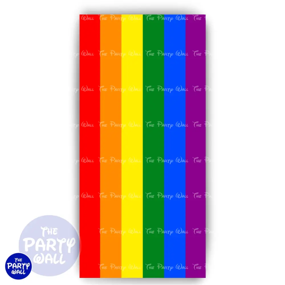 Pride - Funda para mampara de punta redonda o rectangular The Party Wall