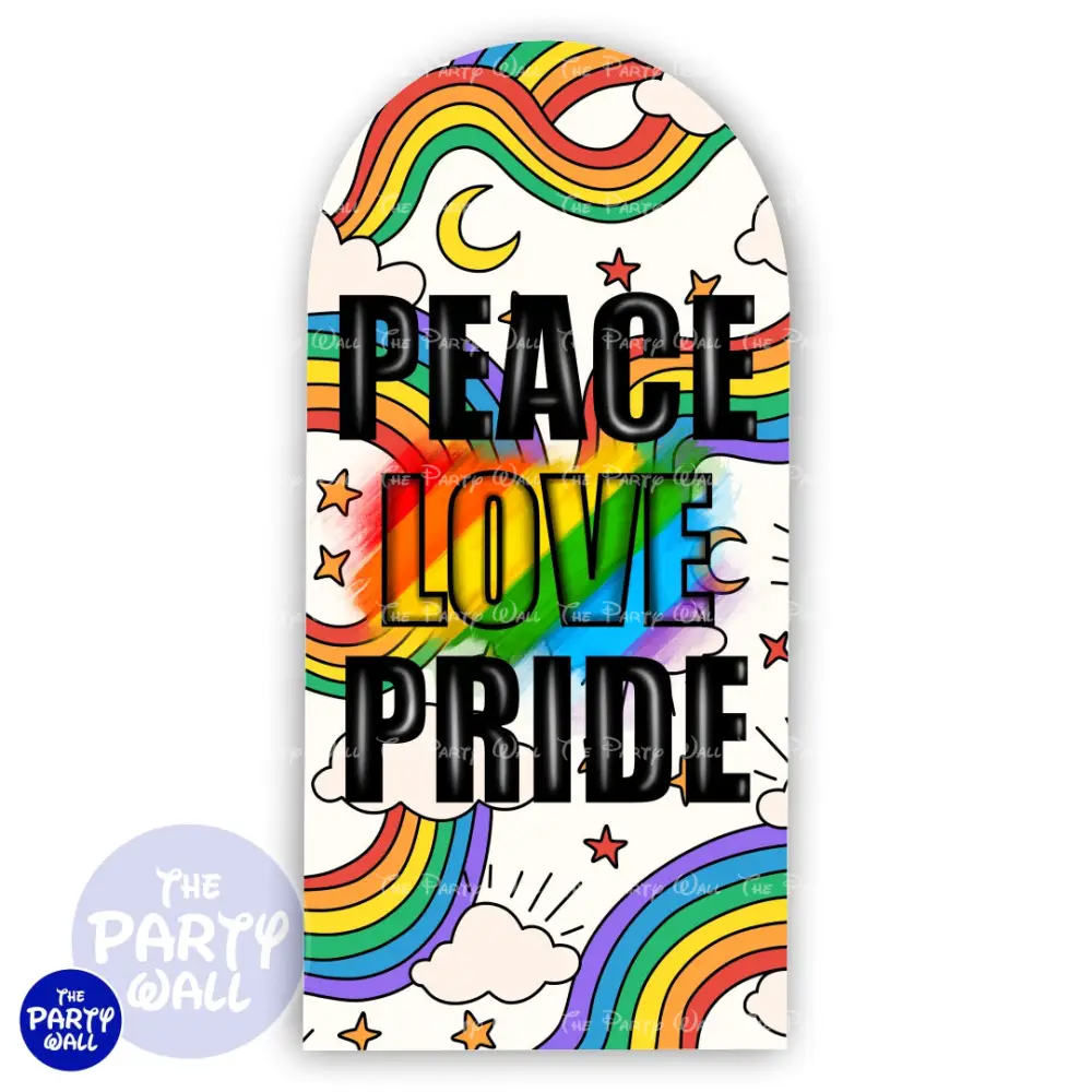 Pride - Funda para mampara de punta redonda o rectangular The Party Wall