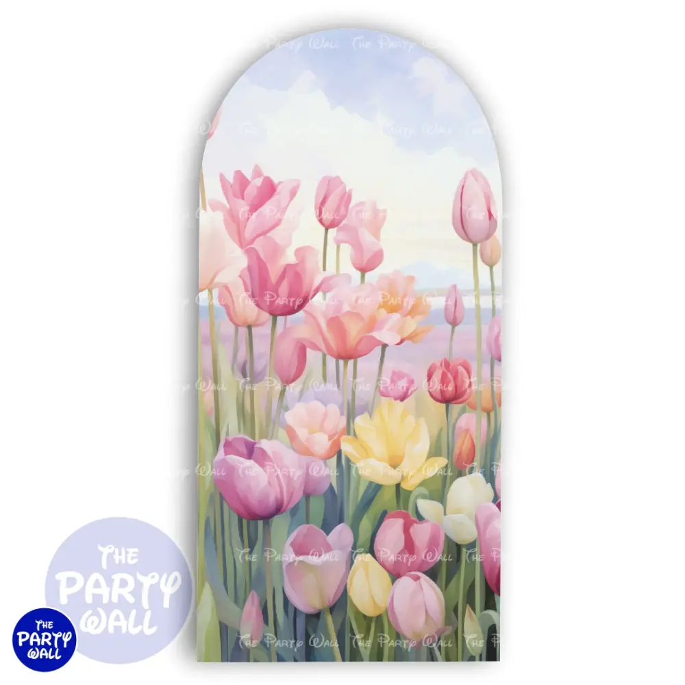 Primavera - Funda para mampara de punta redonda o rectangular The Party Wall