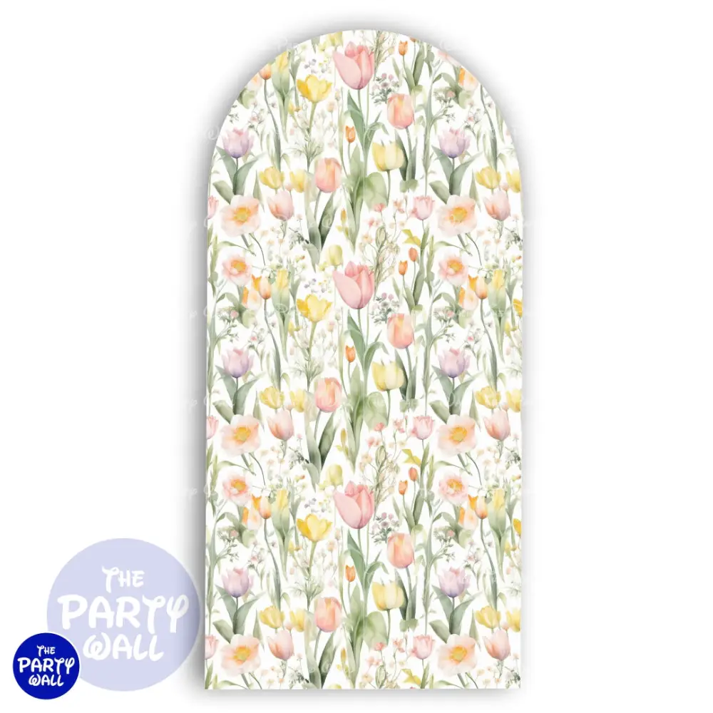 Primavera - Funda para mampara de punta redonda o rectangular The Party Wall