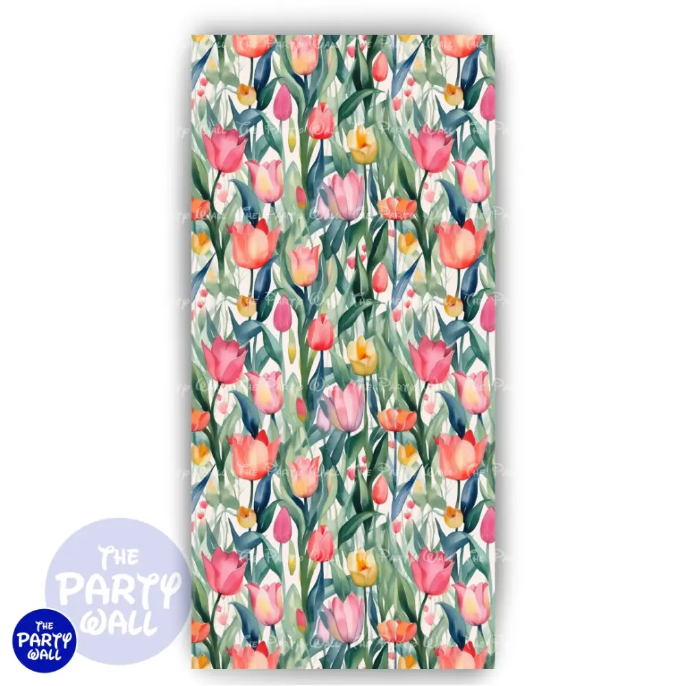 Primavera - Funda para mampara de punta redonda o rectangular The Party Wall
