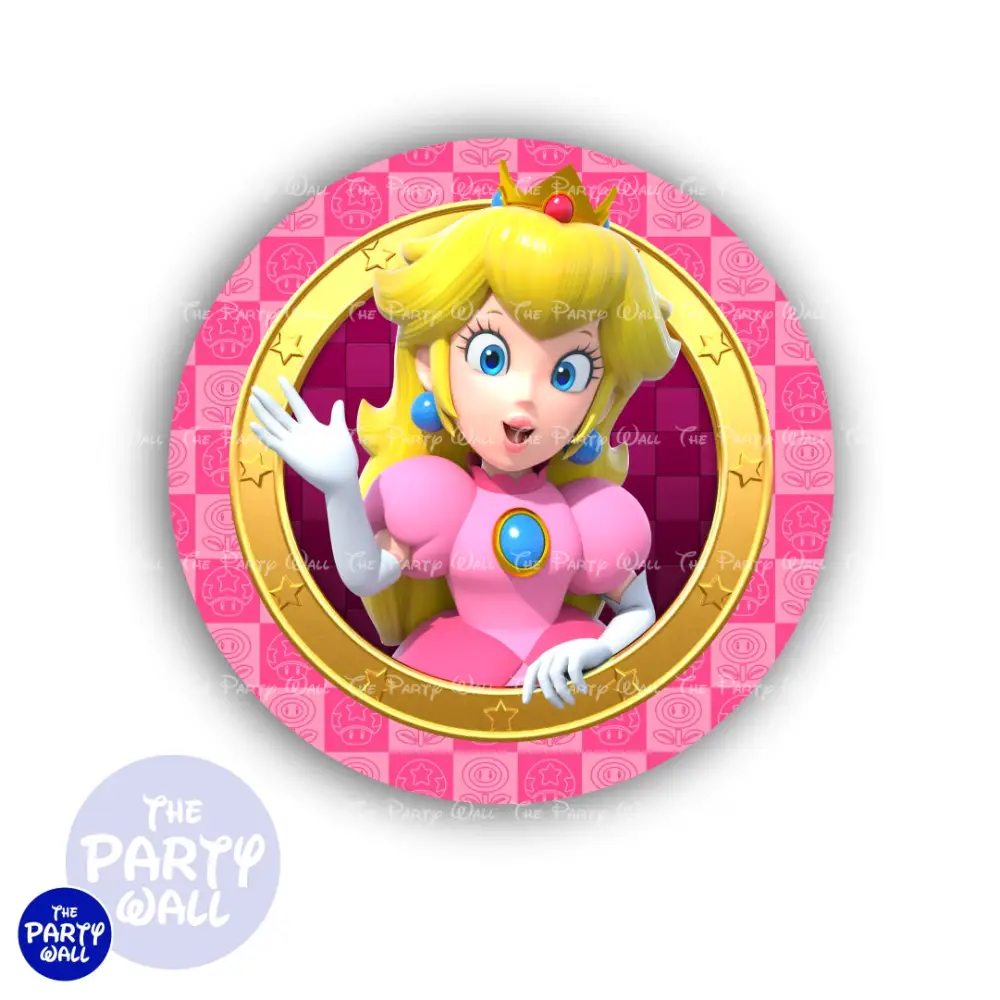 Princesa Peach - Funda para mamá circular The Party Wall