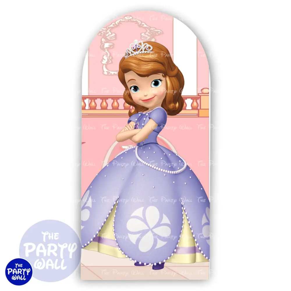 Princesa Sofia - Funda para mampara de punta redonda o rectangular The Party Wall