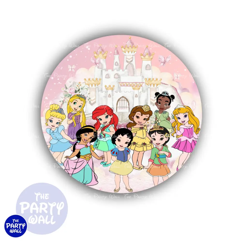 Princesas - Funda para mamá redonda The Party Wall
