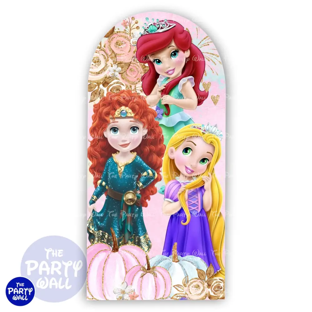 Princesas - Mampara de punta redonda o rectangular The Party Wall