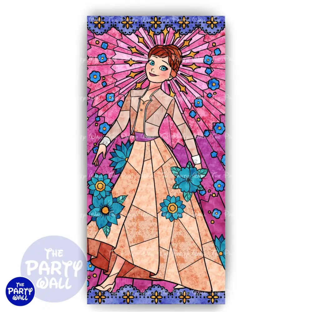 Princesas - Mampara de punta redonda o rectangular The Party Wall