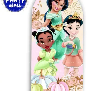 Princesas - Mampara de punta redonda o rectangular The Party Wall