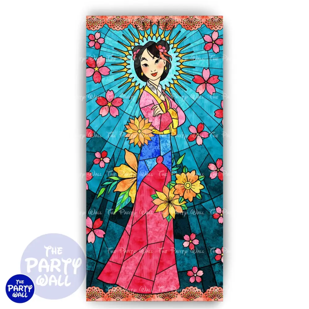 Princesas - Mampara de punta redonda o rectangular The Party Wall