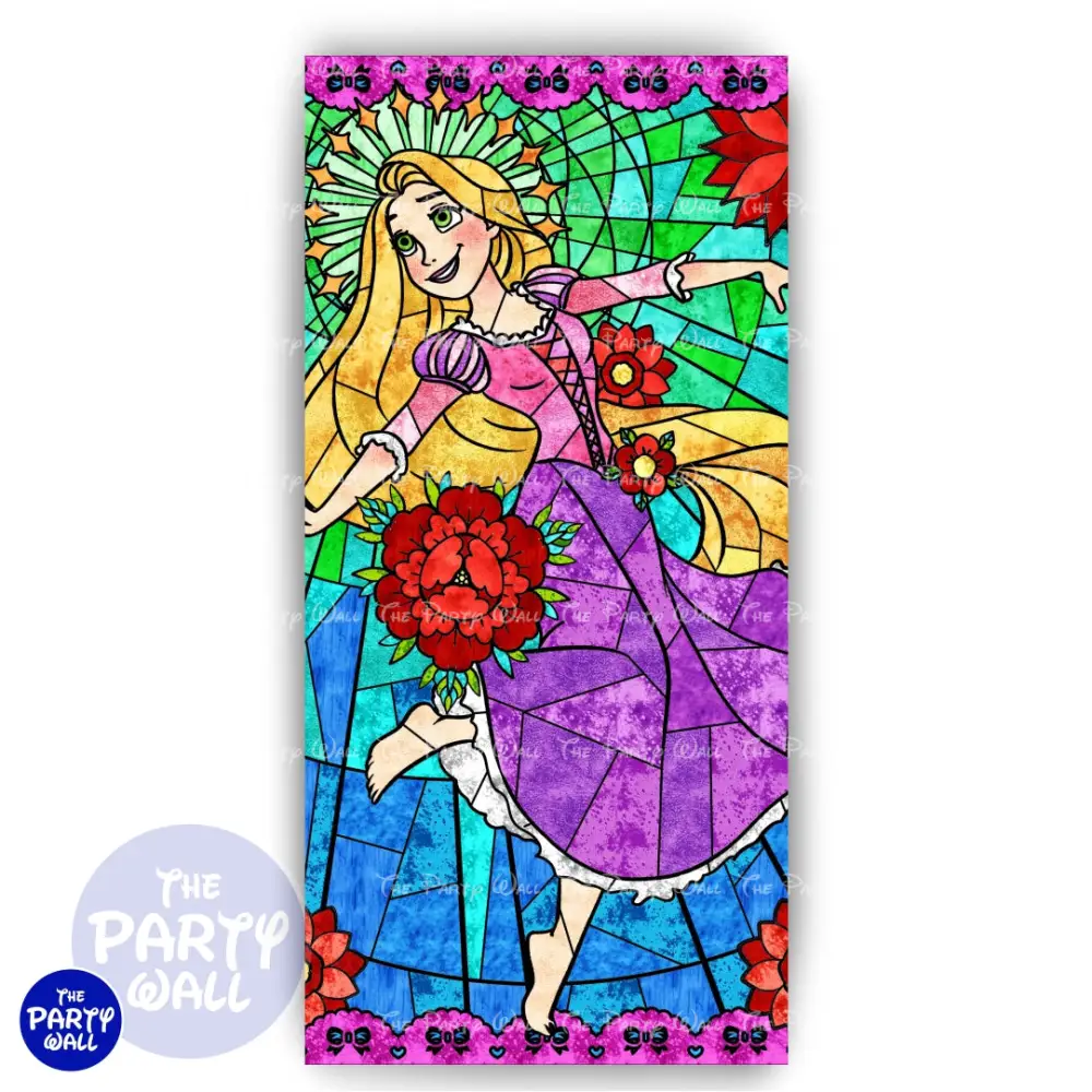 Princesas - Mampara de punta redonda o rectangular The Party Wall
