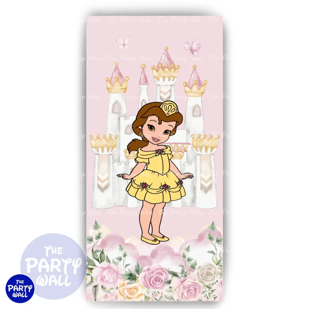 Princesas - Mampara de punta redonda o rectangular The Party Wall
