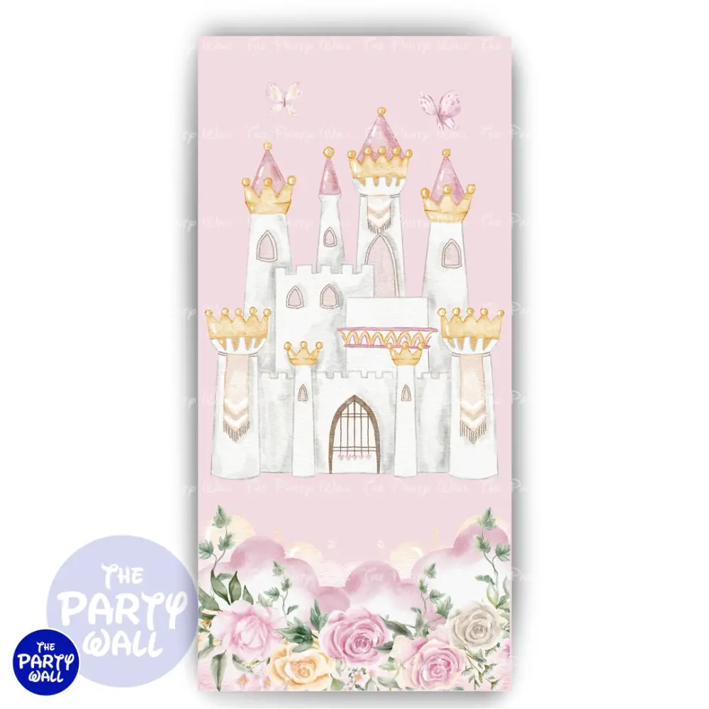 Princesas - Mampara de punta redonda o rectangular The Party Wall