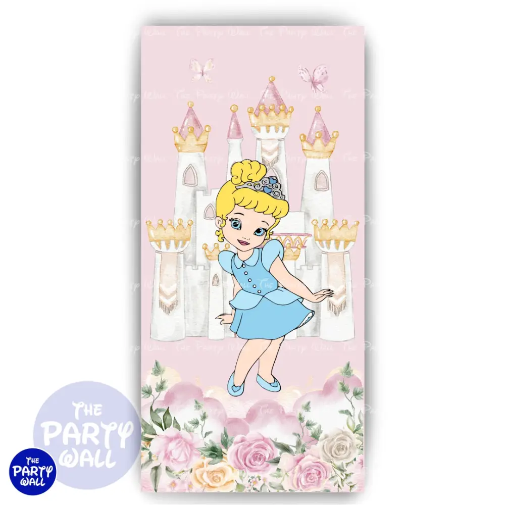 Princesas - Mampara de punta redonda o rectangular The Party Wall