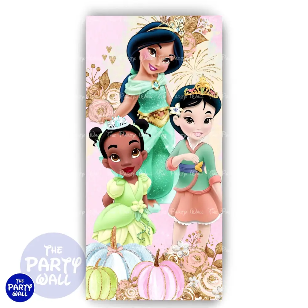 Princesas - Mampara de punta redonda o rectangular The Party Wall